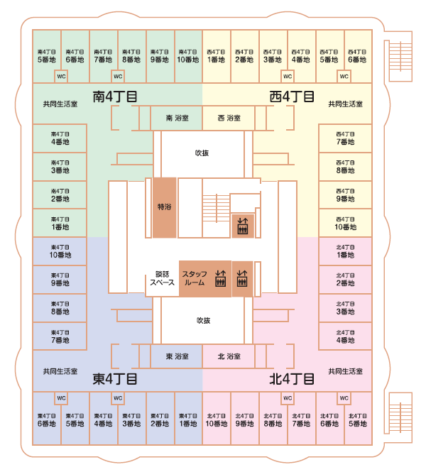 4F平面図